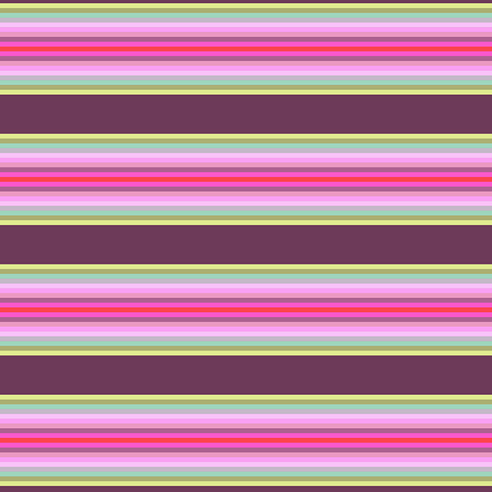 Tula Pink Chipper Tick Tock Stripe Rasberry PWTP082.Raspb Cotton Woven Fabric