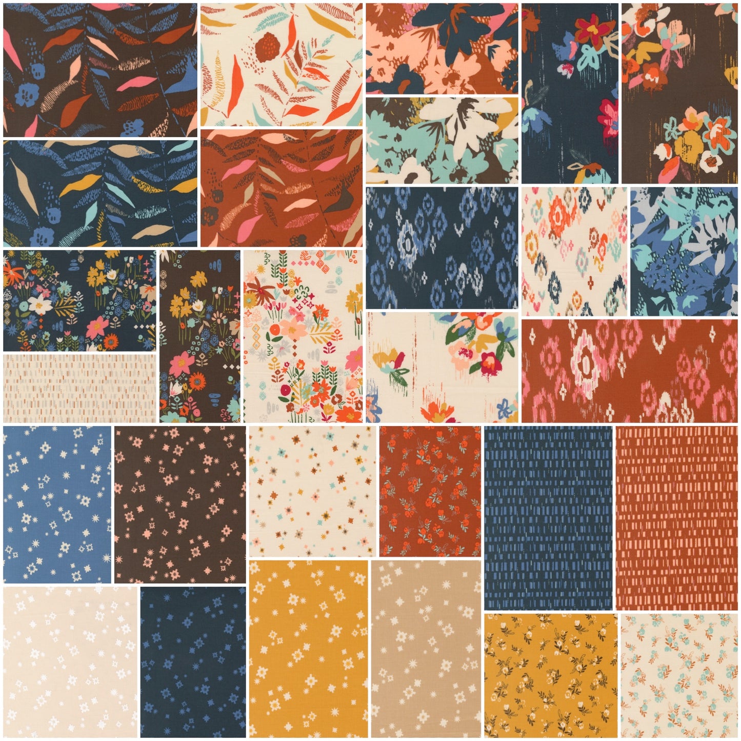 PREORDER ITEM EXPECTED IN JANUARY 2026: Boho Haven by Stephanie Sliwinski of Fancy That Design House Co 2.5" Square Bundle of 42 45640MC Bundle