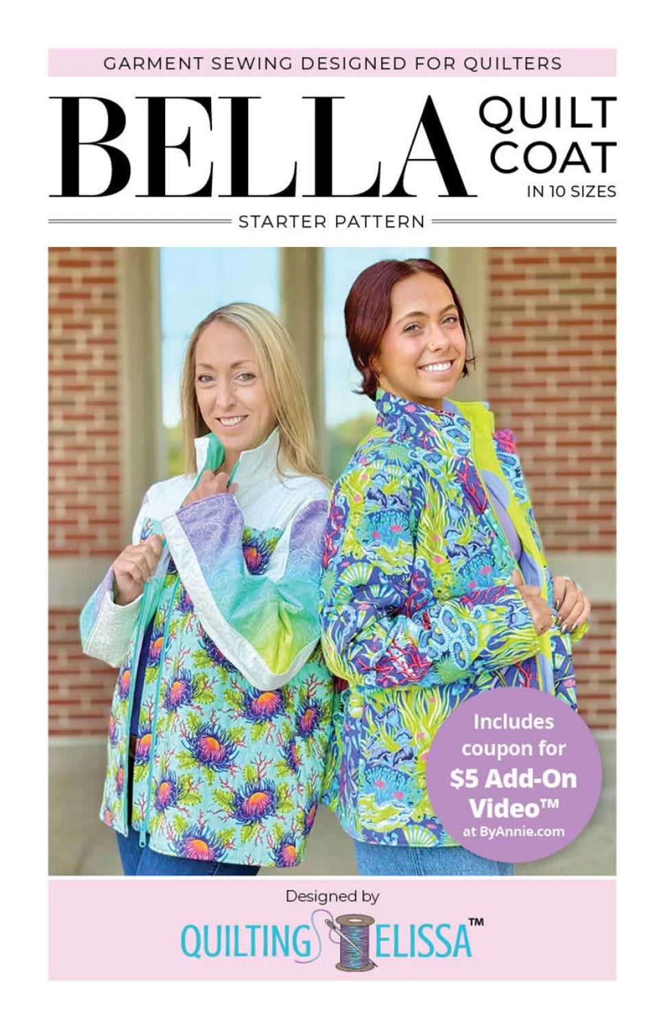 Bella Quilt Coat Pattern QE101
