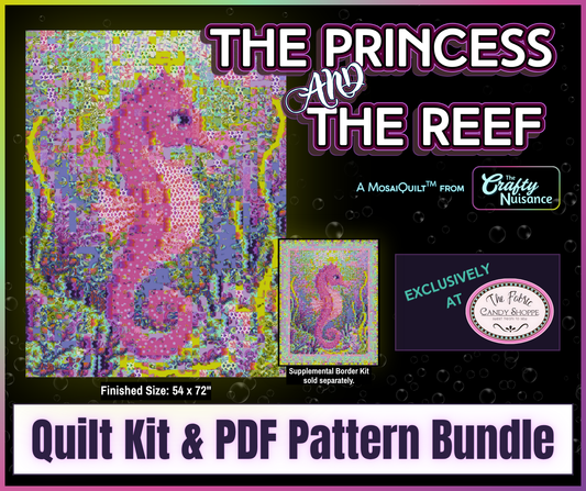 Preorder May 2026: The Princess & the Reef MosaiQuilt KIT & PATTERN Bundle (TFCS EXCLUSIVE)