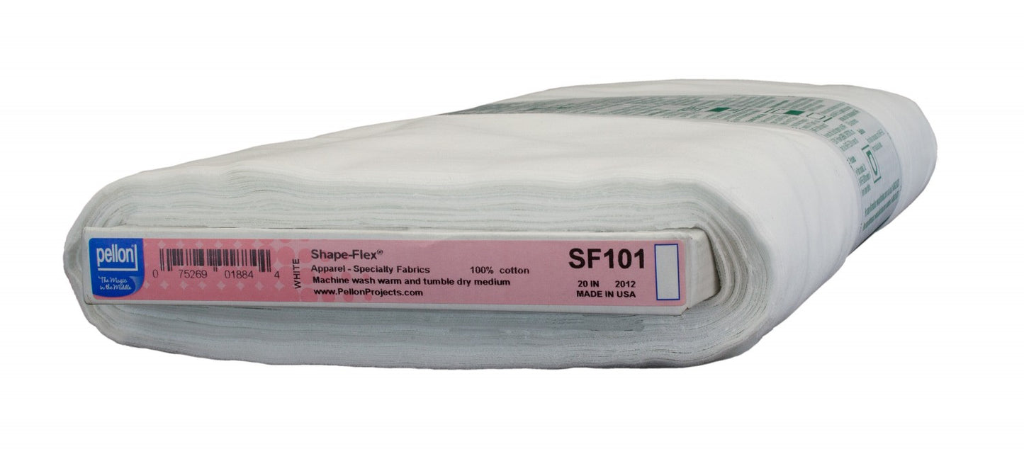 Shape Flex Woven Cotton Interfacing 20” Wide SF101 SOLD BY THE YARD