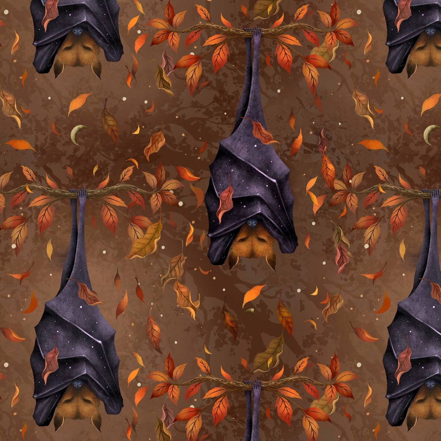 Harvest Haunt Hangin Bat Brown 4805-35 by Episodic Drawing
