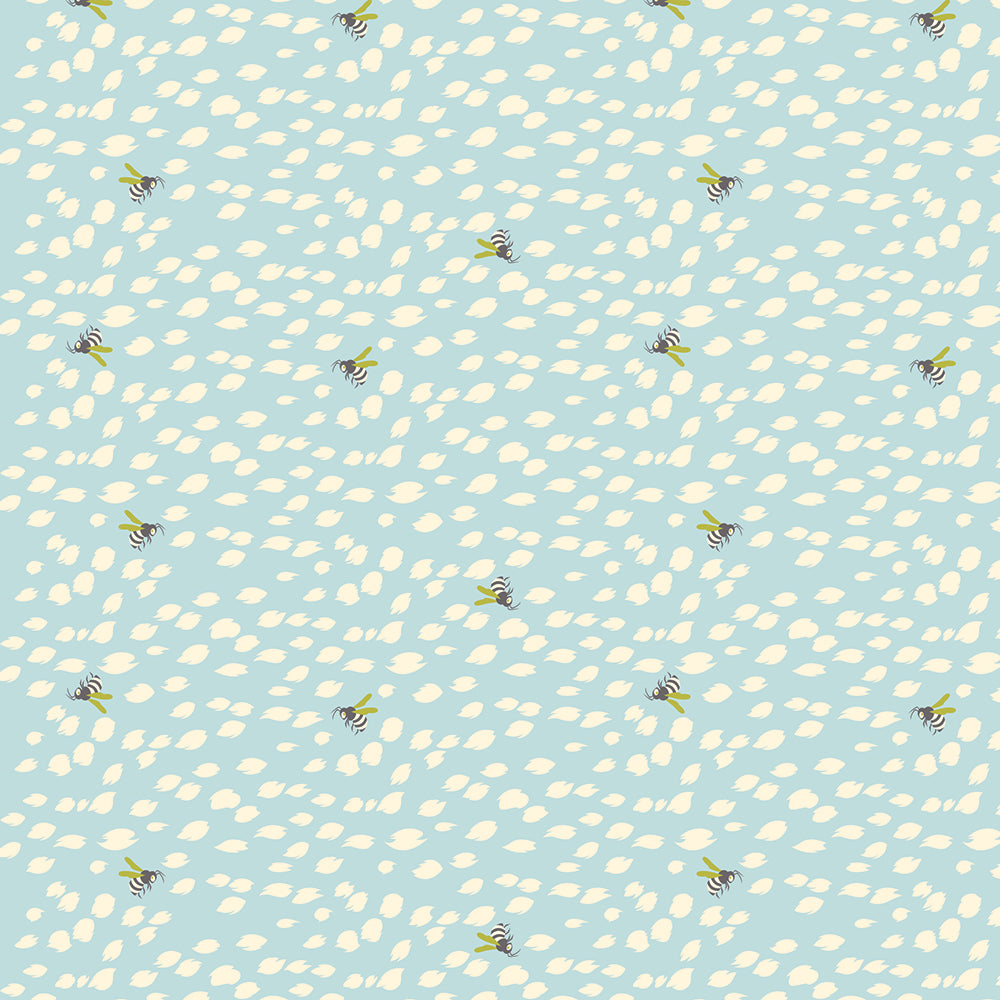 Moonshine by Tula Pink Doe Eyed Sky PWTP060.SKY Cotton Woven Fabric