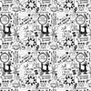 PREORDER ITEM - EXPECTED MARCH 2026: Quilty Helpurrs by Pammie Jane White Pardon Ymy Puns White ST-DPJ3352-WHITE Cotton Woven Fabric