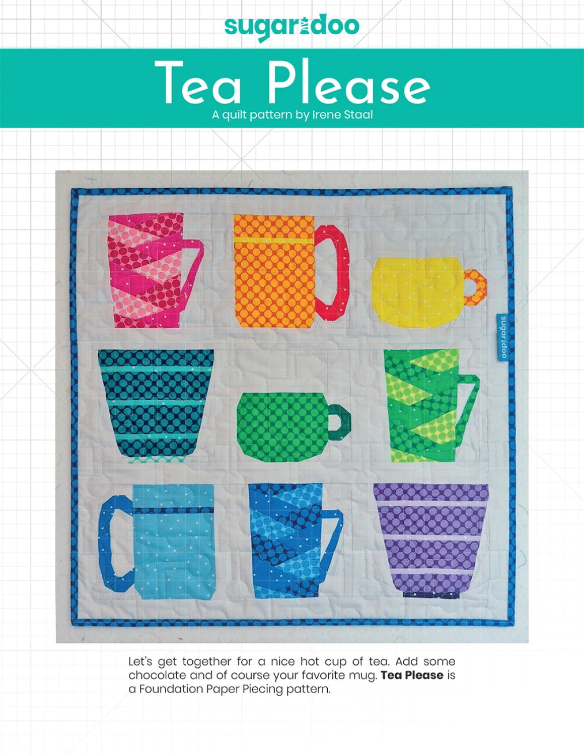 Tea Please Pattern SUG014