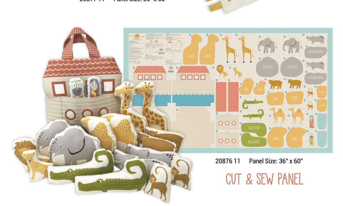 Noahs Ark by Stacy Iest Hsu 36" x 60" Panel 20876-11 Cotton Woven Panel