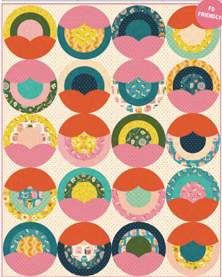 Juicy by Melody Miller of Ruby Star Society Rainbow Sky Quilt Kit including Pattern by Megan Collins