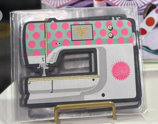 NEW ARRIVAL: Tula Pink Sewing Machine Patch from Renaissance Ribbon from 2024 H+HAmericas