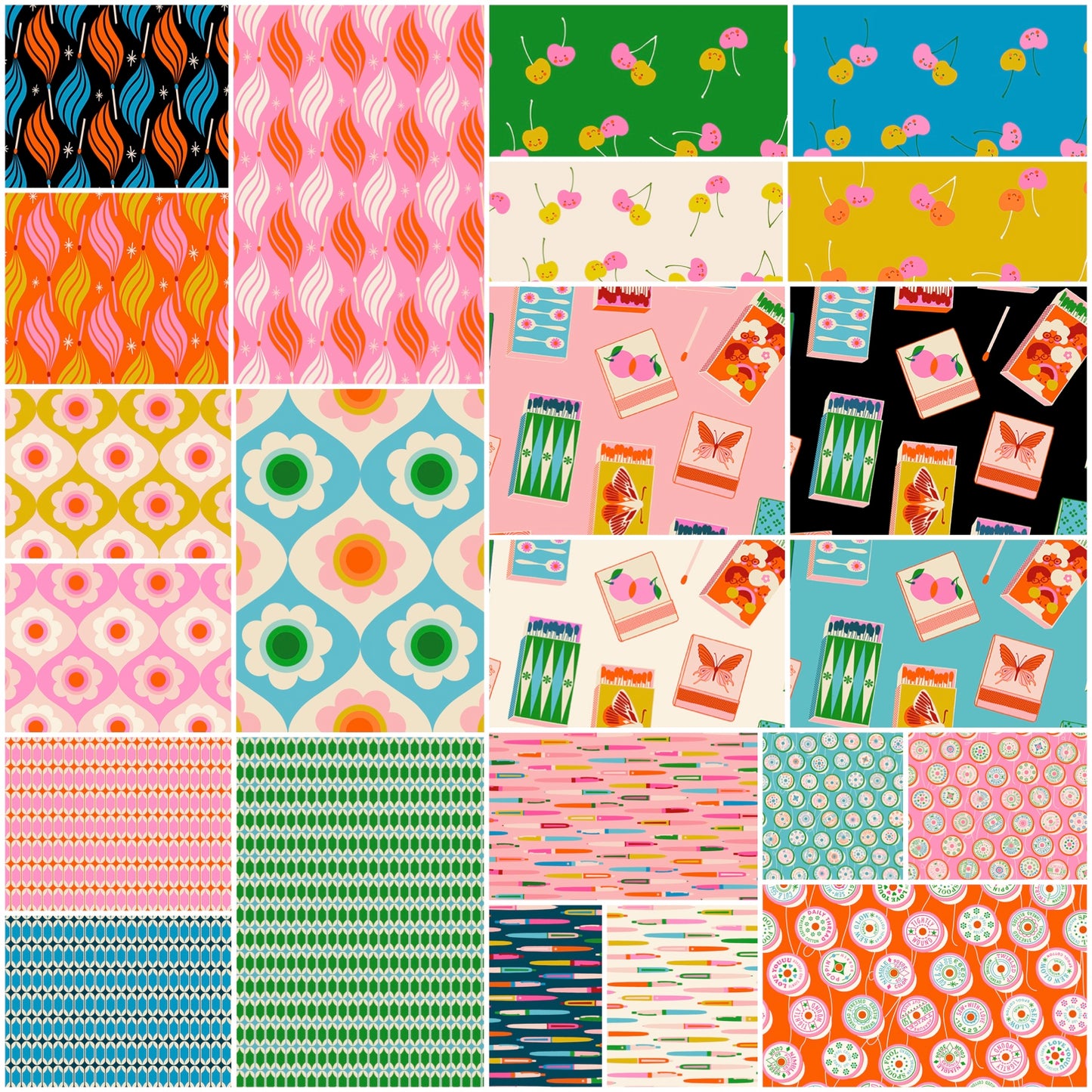 PREORDER ITEM EXPECTED IN FEBRUARY 2026: Trinketry by Melody Miller of Ruby Star Society 1 Yard Bundle of 23 Prints Cotton Woven