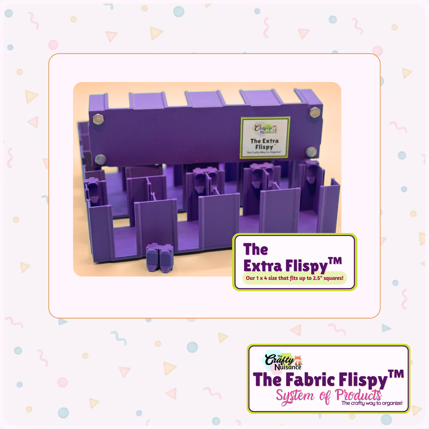 Preorder May 2026: The Fabric Flispy System of Products(TM) by The Crafty Nuisance Designed for Grid-Based Projects