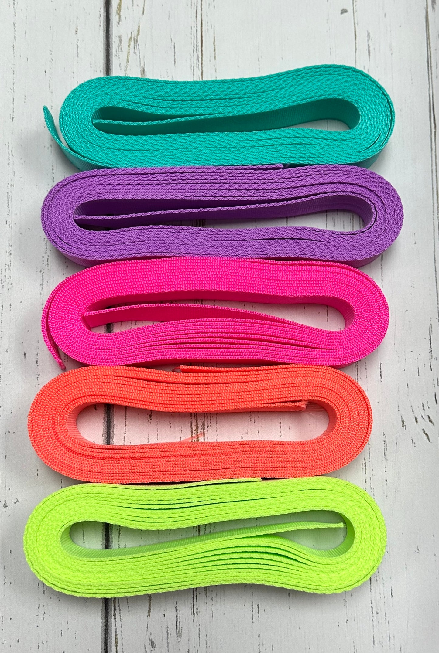 Tula Pink Everglow Neon 1" Nylon Webbing Cosmic Neon Webbing TKS-92/1" Col 11 Priced per Yard