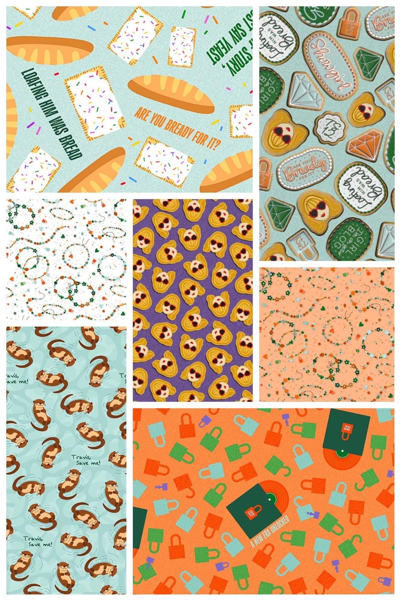 Showgirl Era Friendship Bracelets Orange 12026485 Cotton Woven