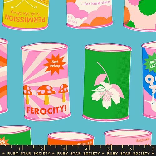 Sparkle Mart Can Can Novelty Cans Vintage Retro Kitsch Dark Turquoise RS0116 14 by Melody Miller of RSS