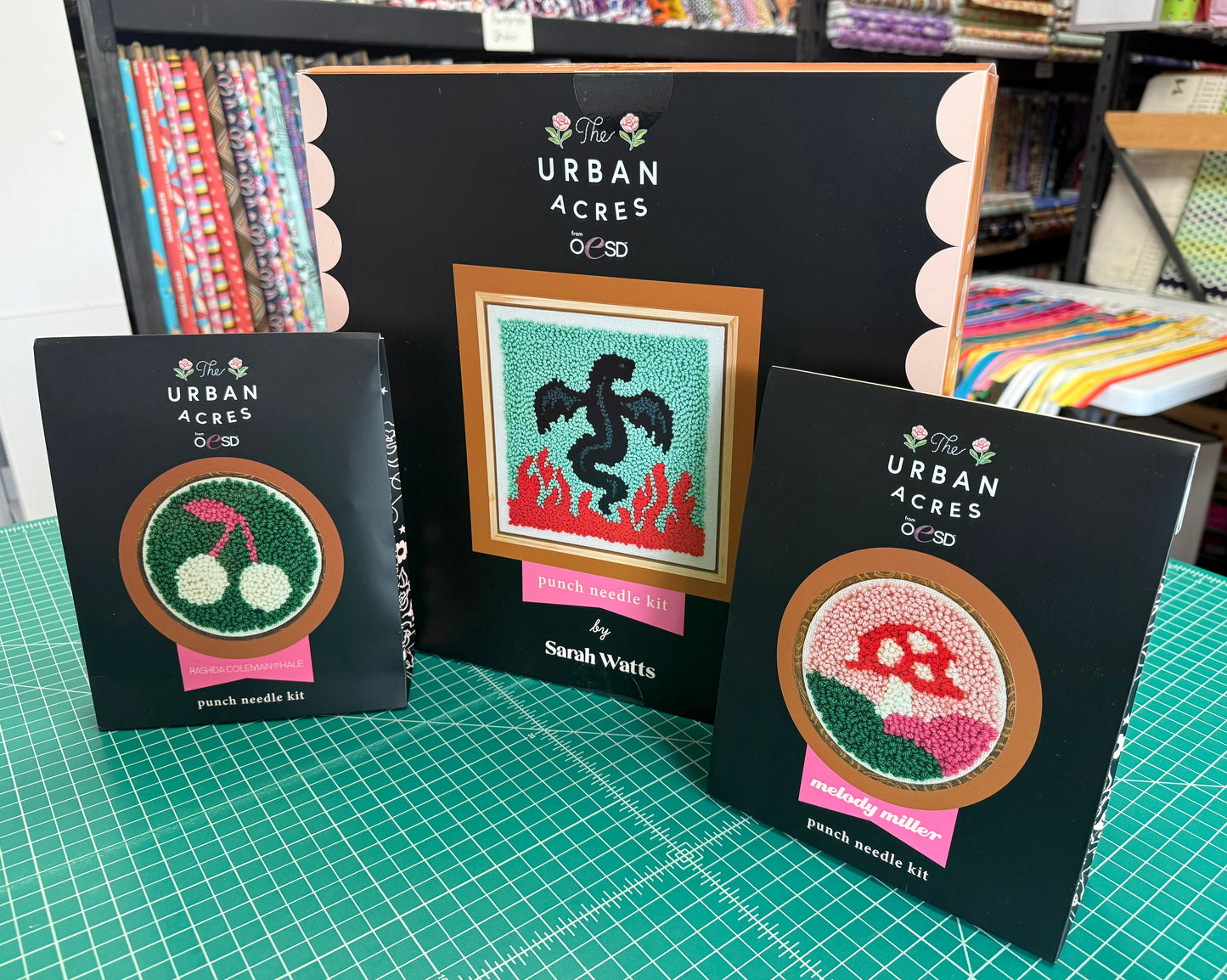 Punch Needle Dragon Kit UA2012 by Sarah Watts of RSS
