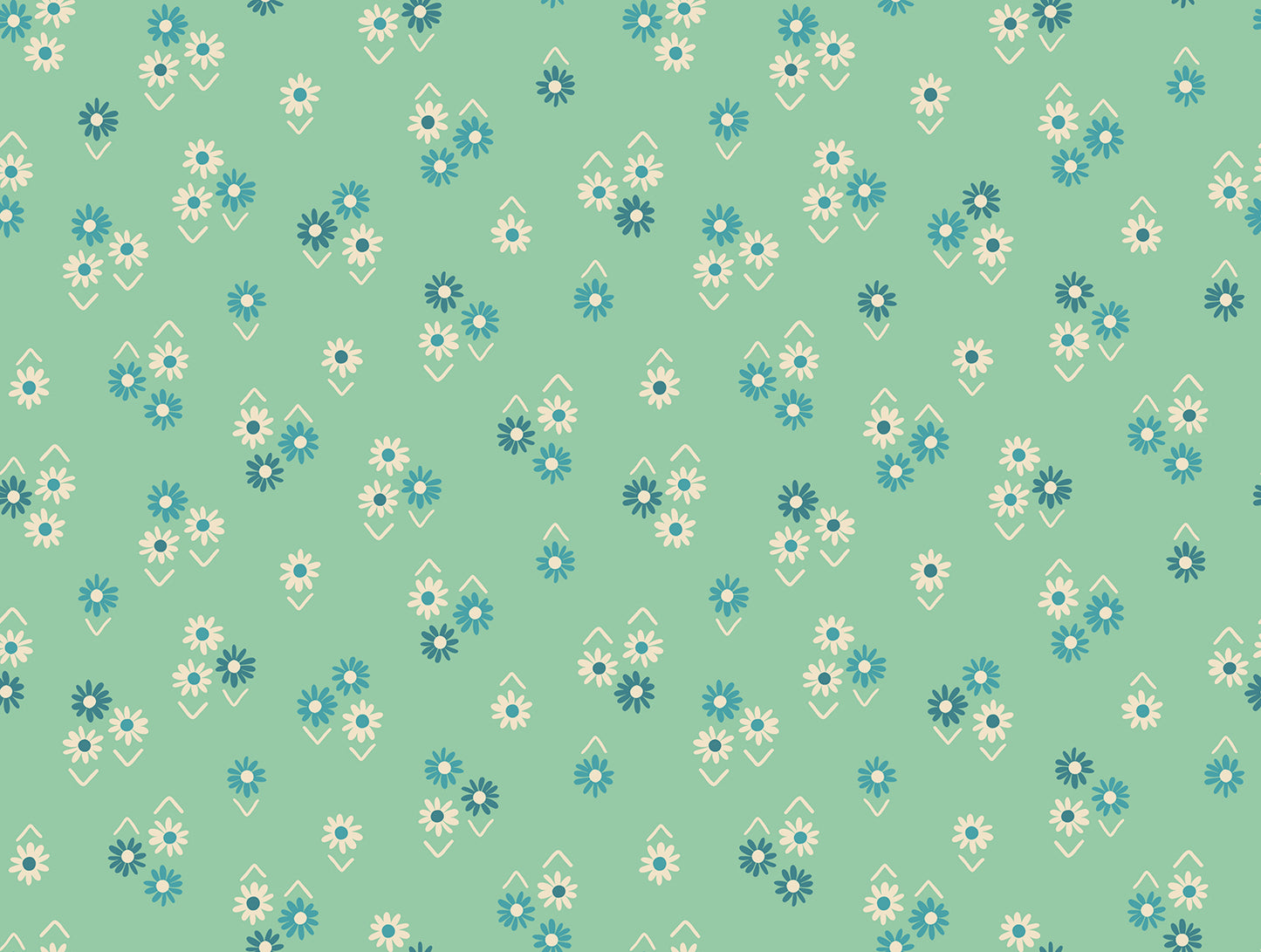 Juicy by Melody Miller of Ruby Star Society Baby Flowers Moss    RS0092.15 Cotton Woven Fabric