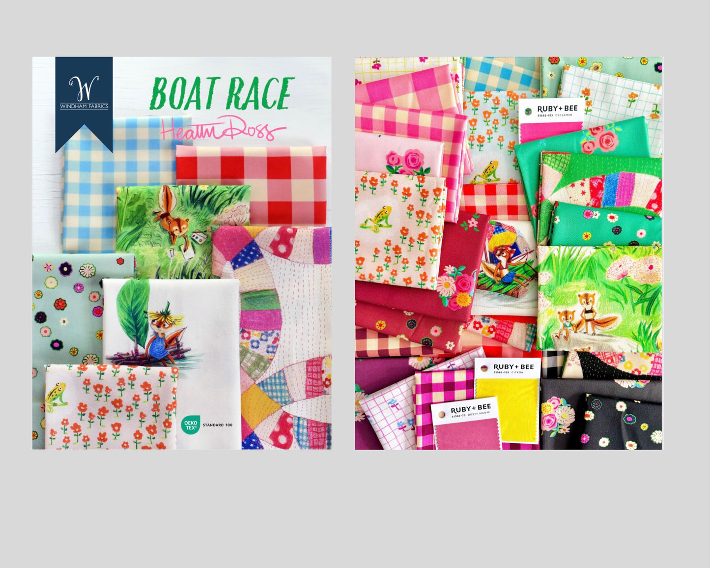 Preorder April 2027: Boat Race FQ Bundle of 30 Prints FATQBOAT-X by Heather Ross