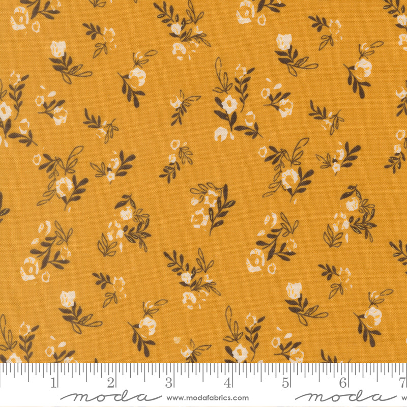 PREORDER ITEM EXPECTED IN JANUARY 2026: Boho Haven by Stephanie Sliwinski of Fancy That Design House Co Branchlet Bud DIjon 45646.13 Cotton Woven Fabric