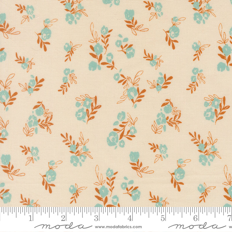 PREORDER ITEM EXPECTED IN JANUARY 2026: Boho Haven by Stephanie Sliwinski of Fancy That Design House Co Branchlet Bud Eggshell 45646.11 Cotton Woven Fabric
