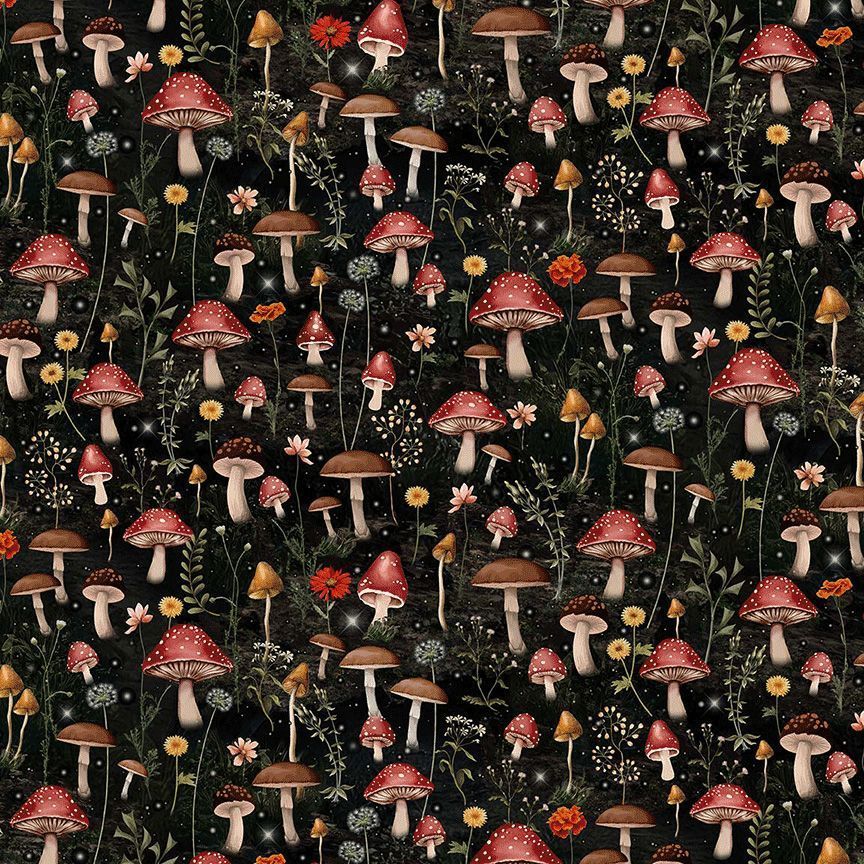 TT July 2026 Black Forest Mushroom Black CD4417