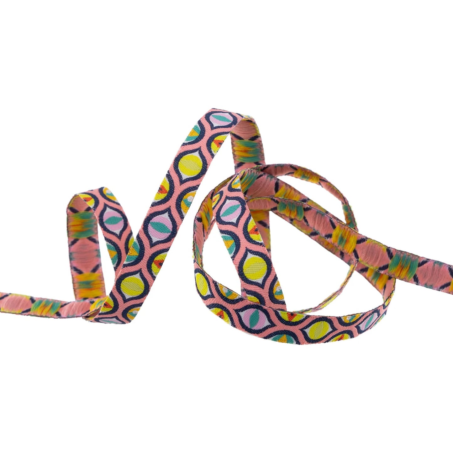 Tula Pink Tabby Road Ribbon 3/8" Ribbon Cat Eyes tk-115-10mm-col-1 Priced per Yard