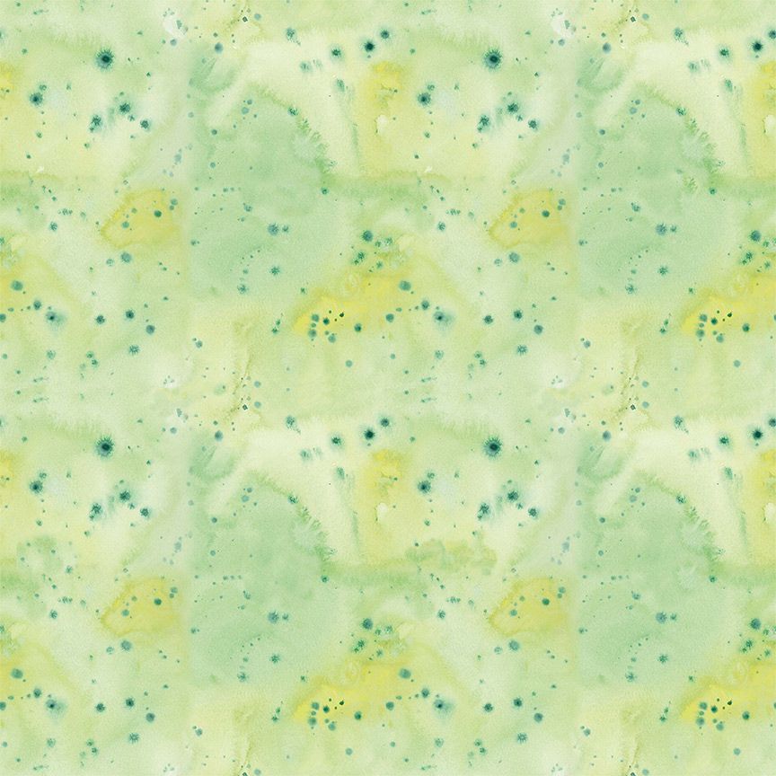 Fruity Popsicles Watercolor Texture Dot YVETTE-CD4295 Green by Yvette St. Amant