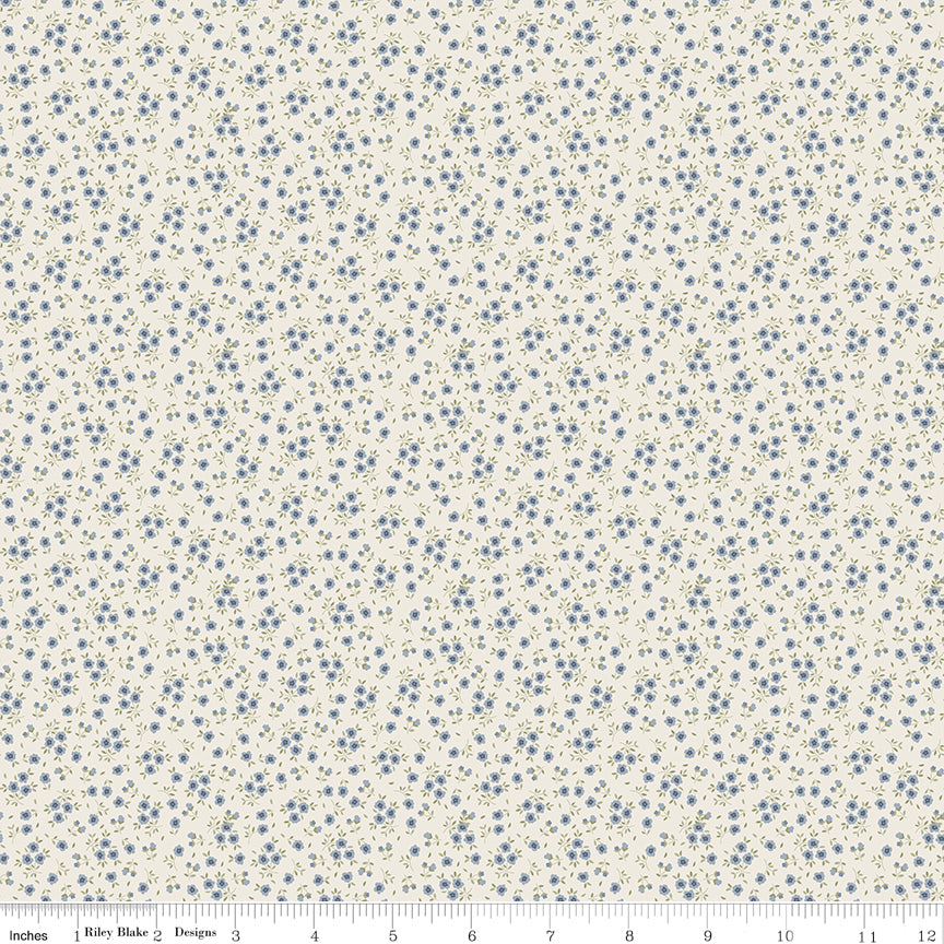 Anne of Green Gables 2025 Ditsy Blue    C16126-BLUE Cotton Woven Fabric