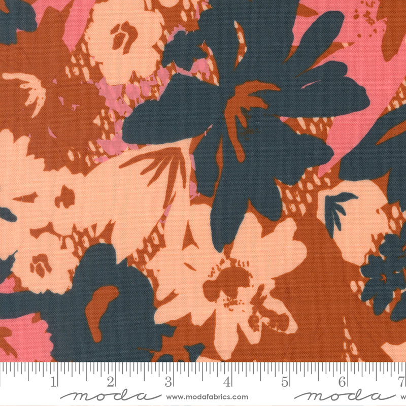 PREORDER ITEM EXPECTED IN JANUARY 2026: Boho Haven by Stephanie Sliwinski of Fancy That Design House Co Floral Image Spice 45641.14 Cotton Woven Fabric