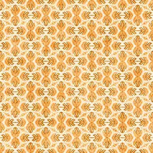Bigfoot by Morris Creative Group Geometric Orange    30997O Cotton Woven Fabric