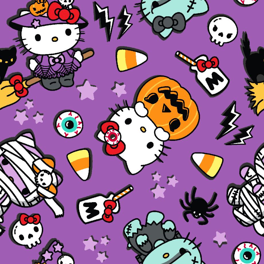 Licensed Seasonal Hello Kitty Halloween Costume 77971-A620710 Cotton Woven Fabric