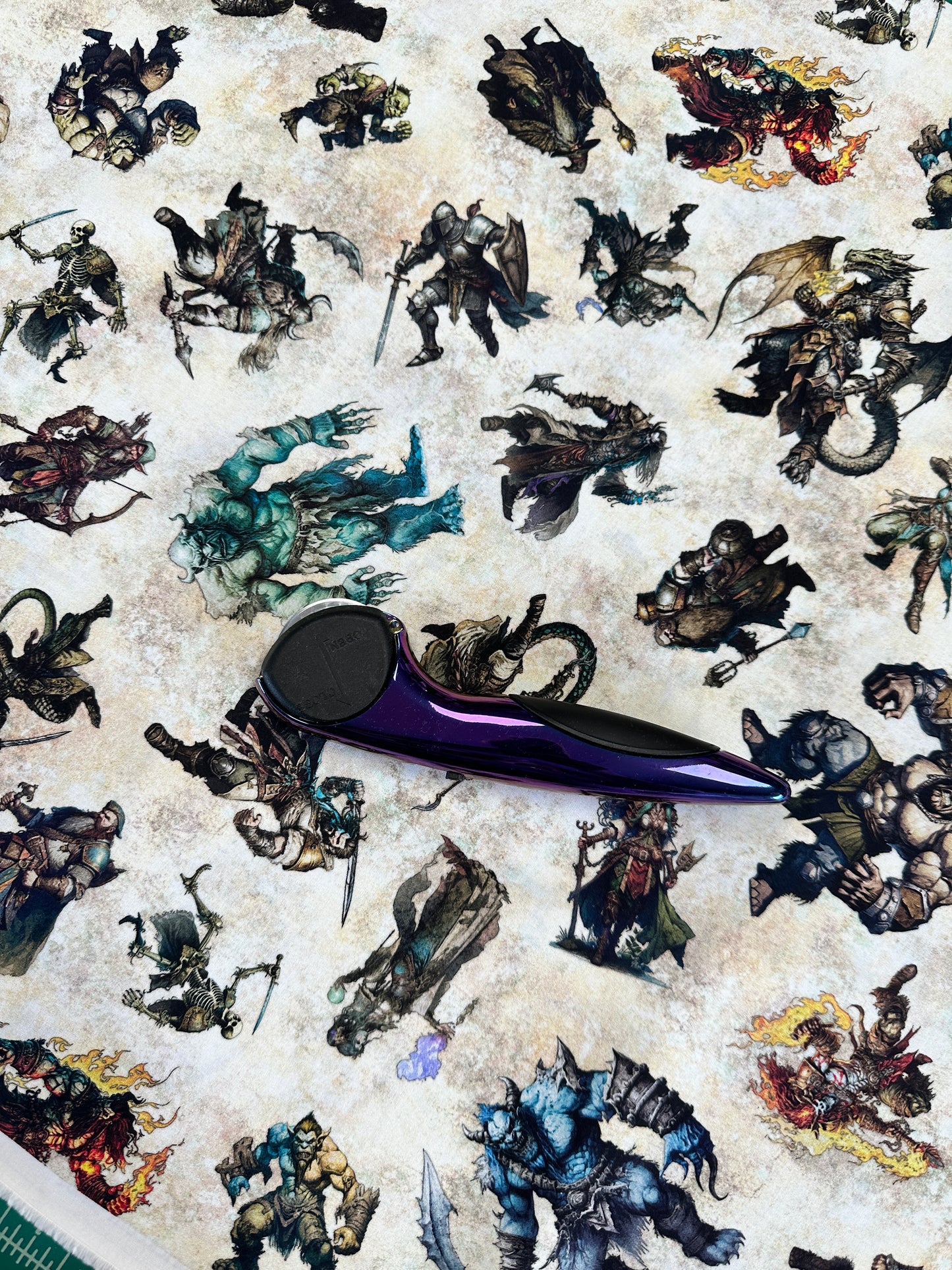 Wizards and Warriors by Morris Creative Group Character Toss Cream 30240E Cotton Woven Fabric