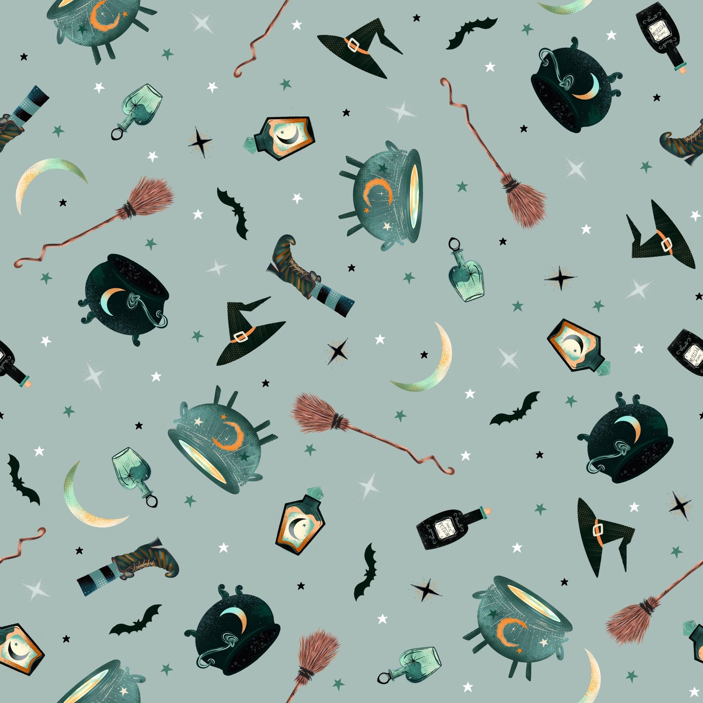 Witchy Wicked Witchy Goods 4859-11 by Rose Halsey