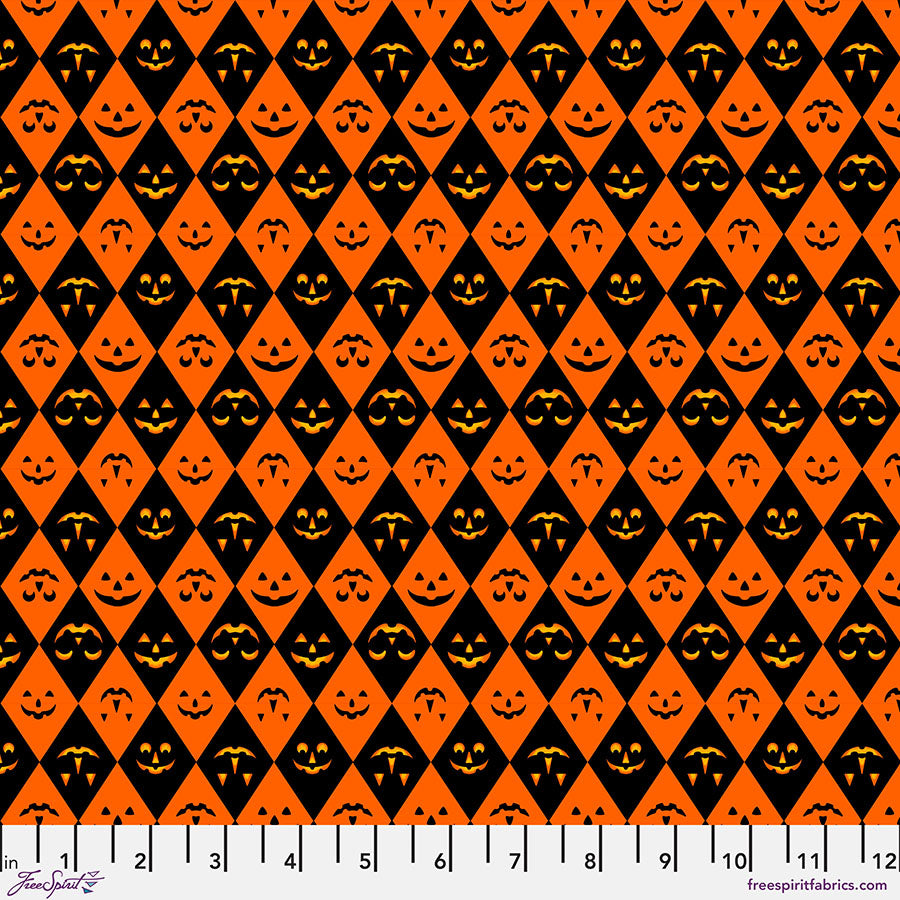 Costumes & Cobwebs by Club Hauer Jack of Diamonds Orange PWRH116.ORANGE Cotton Woven Fabric