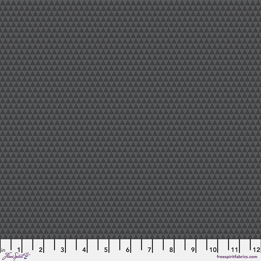PREORDER ITEM - EXPECTED OCTOBER 2025: Tula Pink Graywork True Colors Kinda Shady Carbon PWTP263.CARBON Cotton Woven Fabric