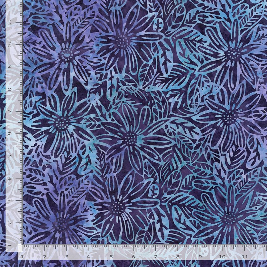 Tonga Paradise Batik Large Floral Dream TONGA-B2979 Cotton Woven Fabric