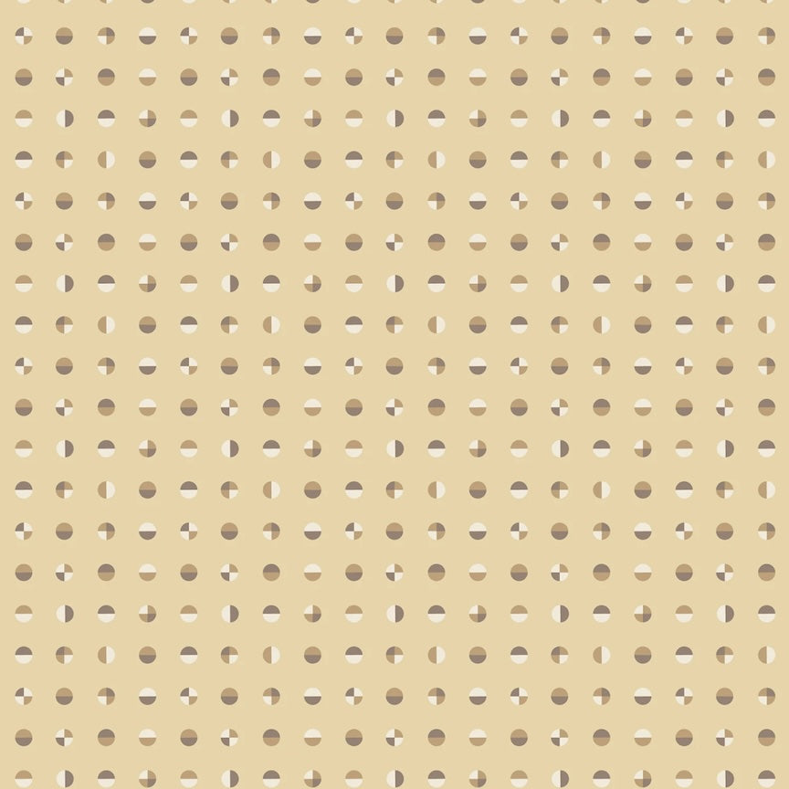 PREORDER ITEM EXPECTED IN JANUARY 2026: American Bold Organic by Frank Lloyd Wright Collection Lemon White 228699X Cotton Woven Fabric