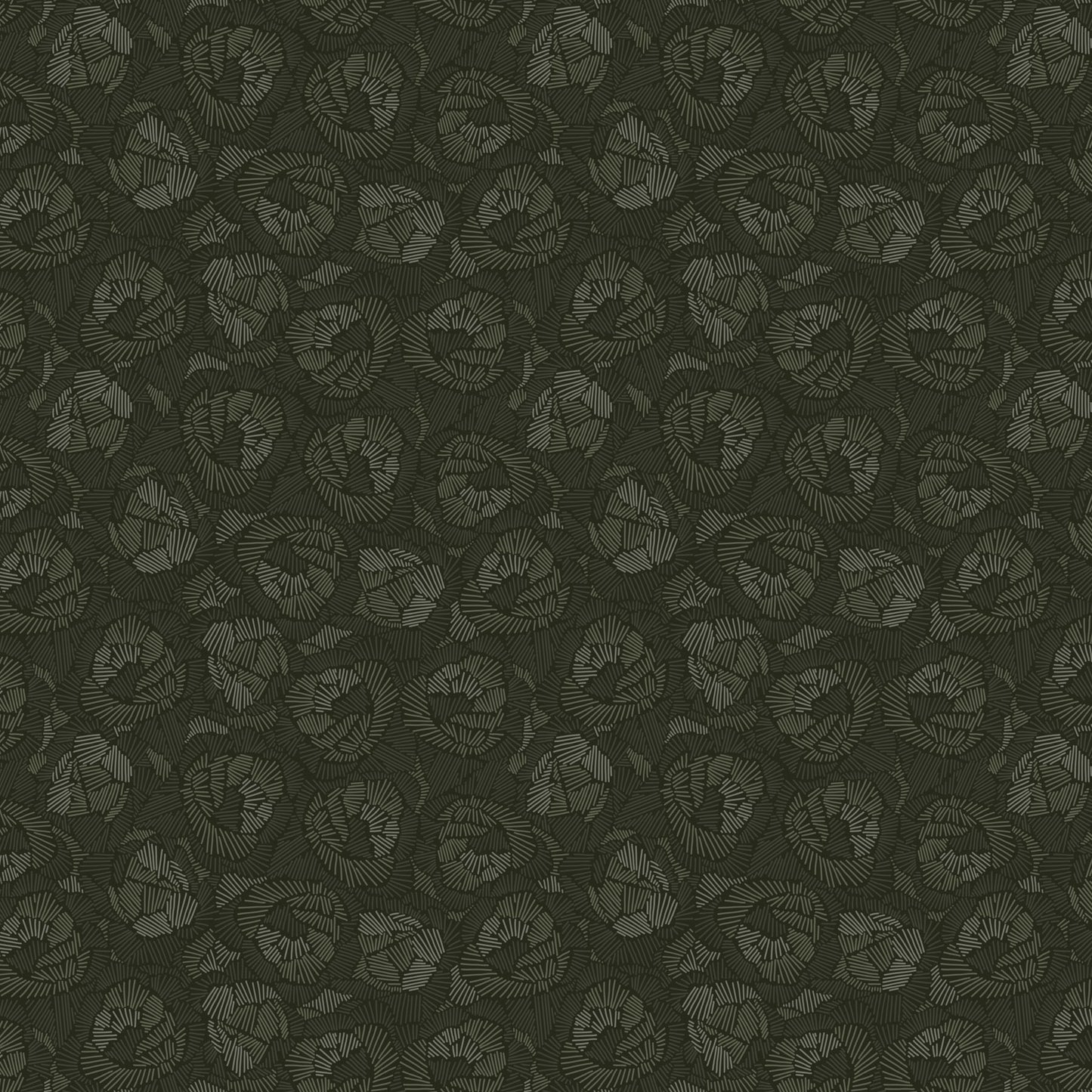 PREORDER ITEM - EXPECTED AUGUST 2025: Tranquility by Nicole Ruiz Line Floral Green 91141-79 Cotton Woven Fabric