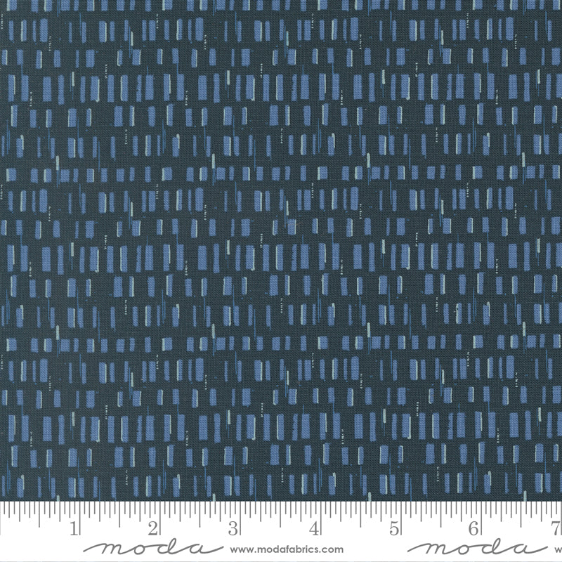 PREORDER ITEM EXPECTED IN JANUARY 2026: Boho Haven by Stephanie Sliwinski of Fancy That Design House Co Makers Mark Deep Sea 45645.18 Cotton Woven Fabric