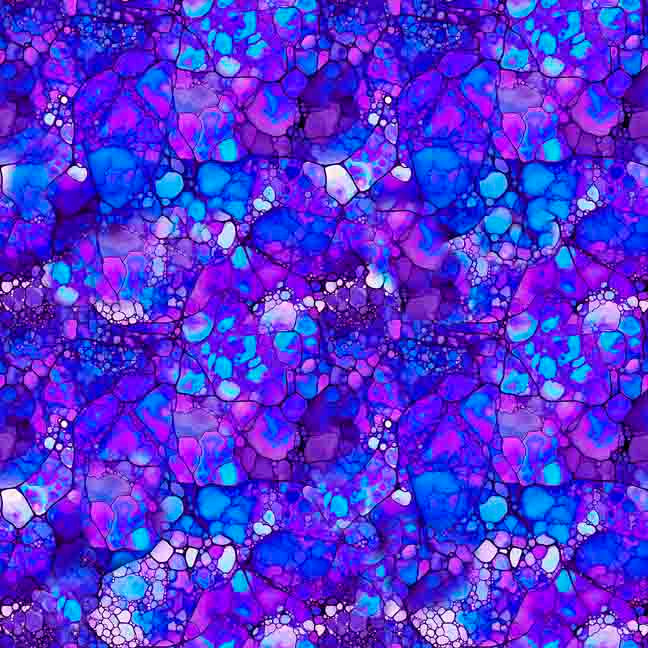 Night Flight by Morris Creative Group Mosaic Violet 30756V Cotton Woven Fabric