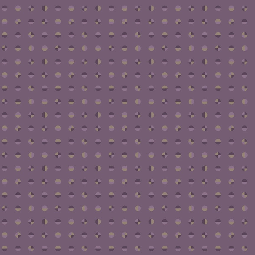 PREORDER ITEM EXPECTED IN JANUARY 2026: American Bold Organic by Frank Lloyd Wright Collection Murasaki 228693X Cotton Woven Fabric
