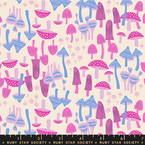PREORDER ITEM - EXPECTED OCTOBER 2025: Hello Alice by Sarah Watts of Ruby Star Society Mushroom Shell RS2124.11 Cotton Woven Fabric
