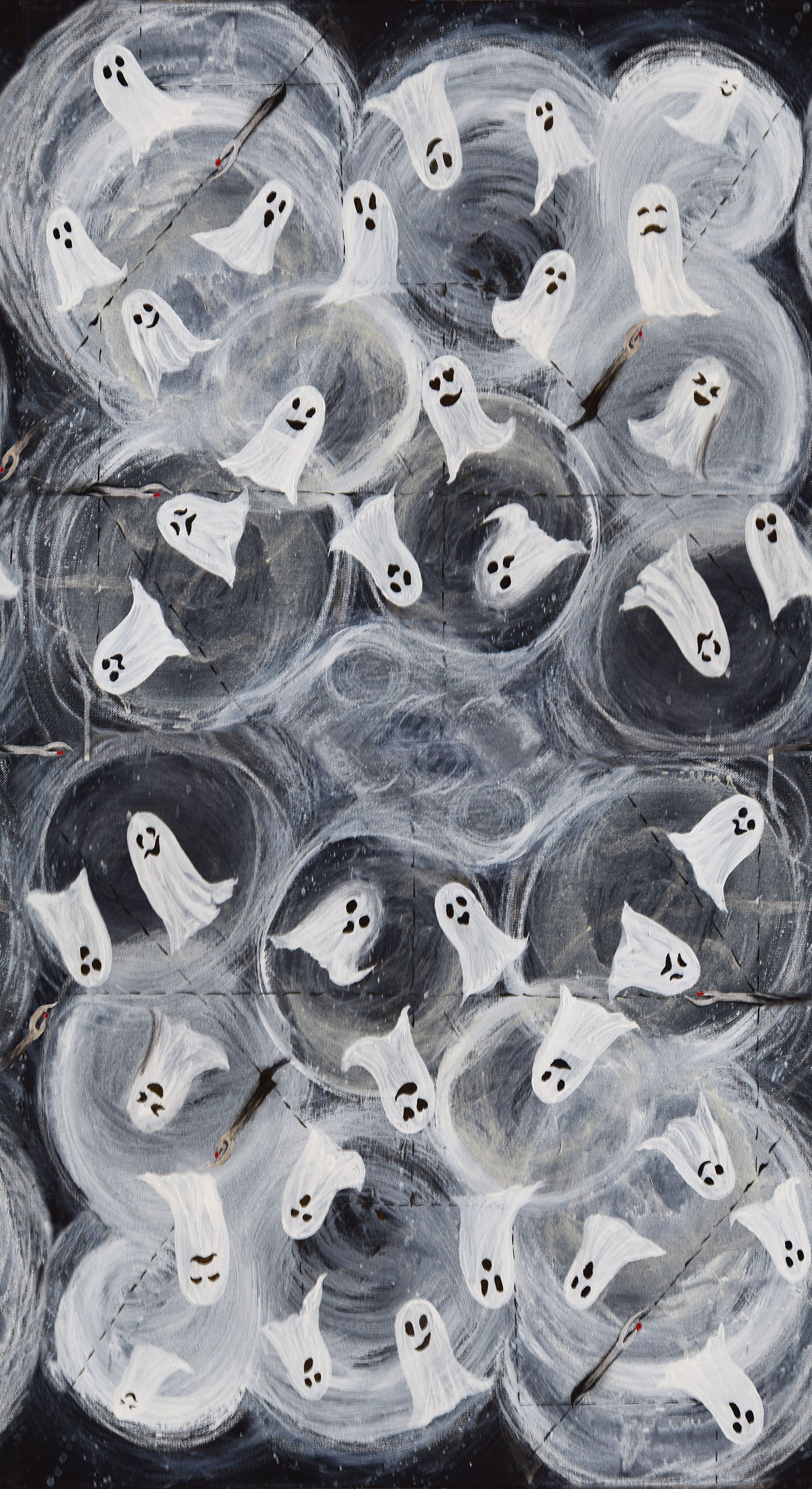 Amok by Stephanie Brandenburg of Frond Design Studios On The Loose Charcoal 40175-98 Cotton Woven Fabric