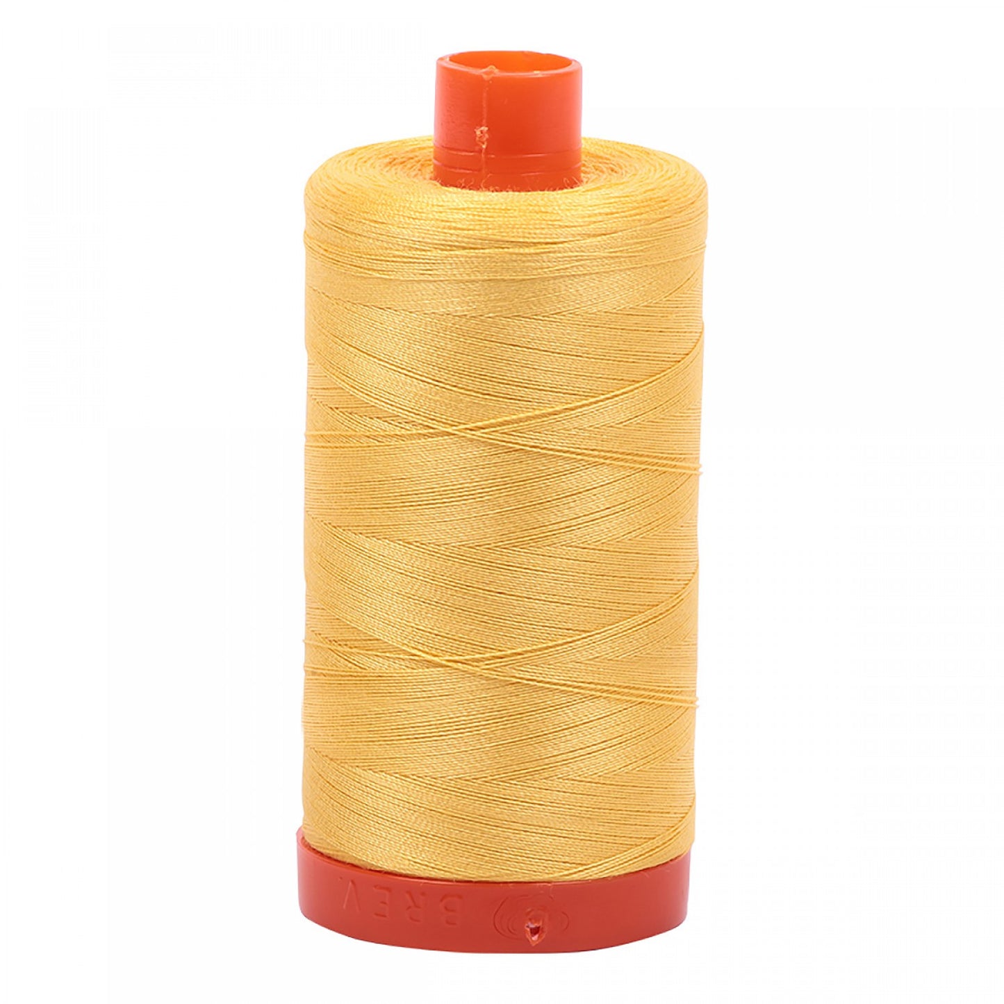 Mako Cotton Thread Solid 50wt 1422 yard spool Pale Yellow A1050-1135