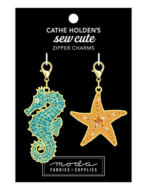 Zipper Pulls Sea Horse & Star Zip Pull by Cathe Holden CH164R