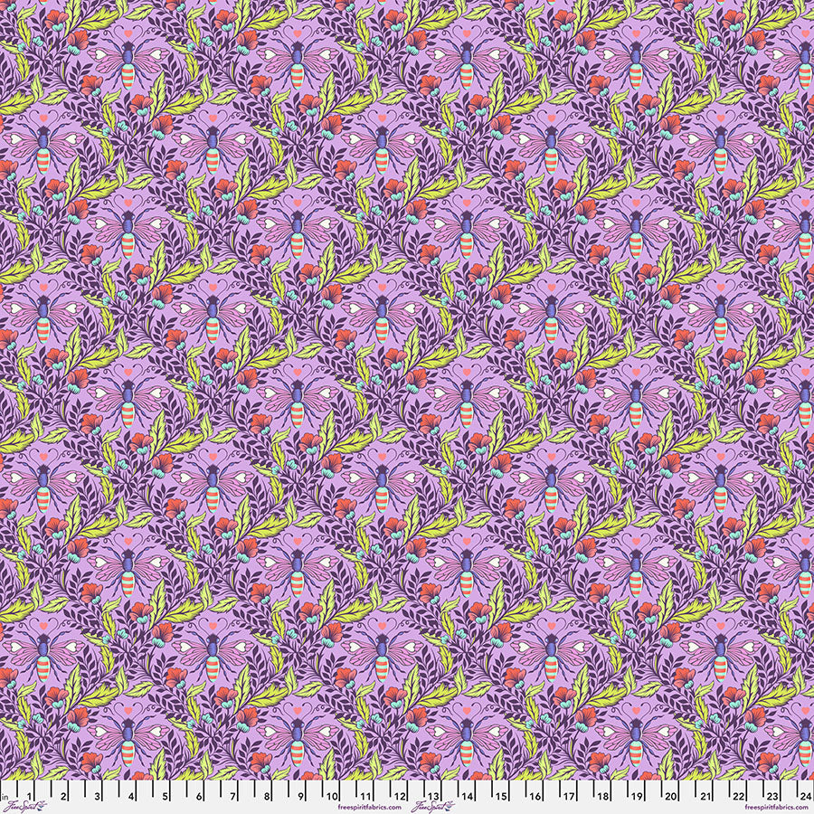 Tula Pink’s Full Moon Forest II Shake Your Honey Maker Blossom    PWTP248.BLOSSOM Cotton Woven Fabric