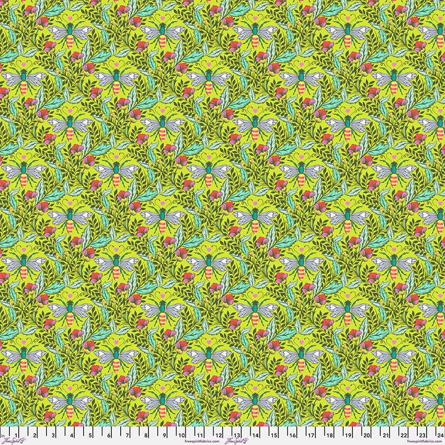 Tula Pink’s Full Moon Forest II Shake Your Honey Maker Enchanted    PWTP248.ENCHANTED Cotton Woven Fabric
