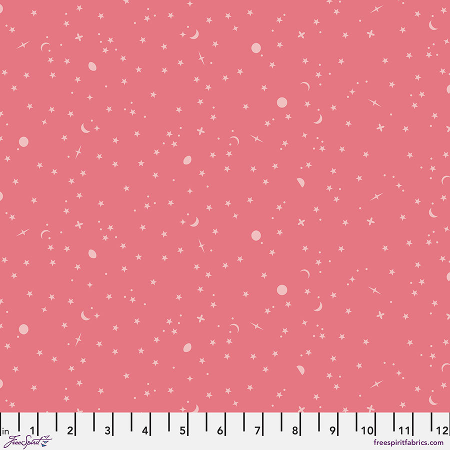 Tula Pink’s New True Colors 2025 Space Sprinkles Sunburn    PWTP254.SUNBURN Cotton Woven Fabric
