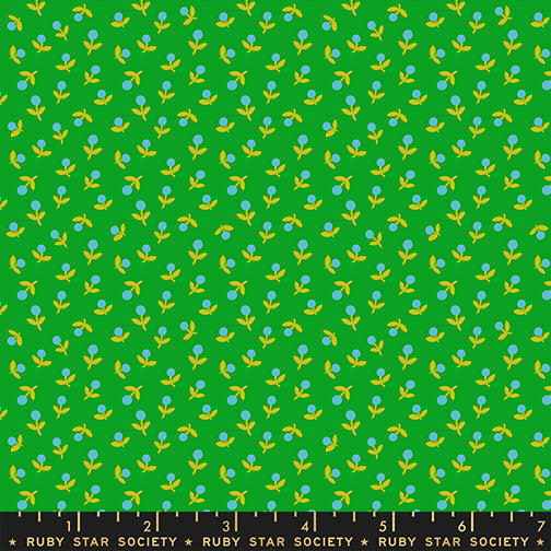 PREORDER ITEM - EXPECTED OCTOBER 2025: Catnap by Alexia Marcelle Abegg of Ruby Star Society Sprout Verdant RS4103.19 Cotton Woven Fabric
