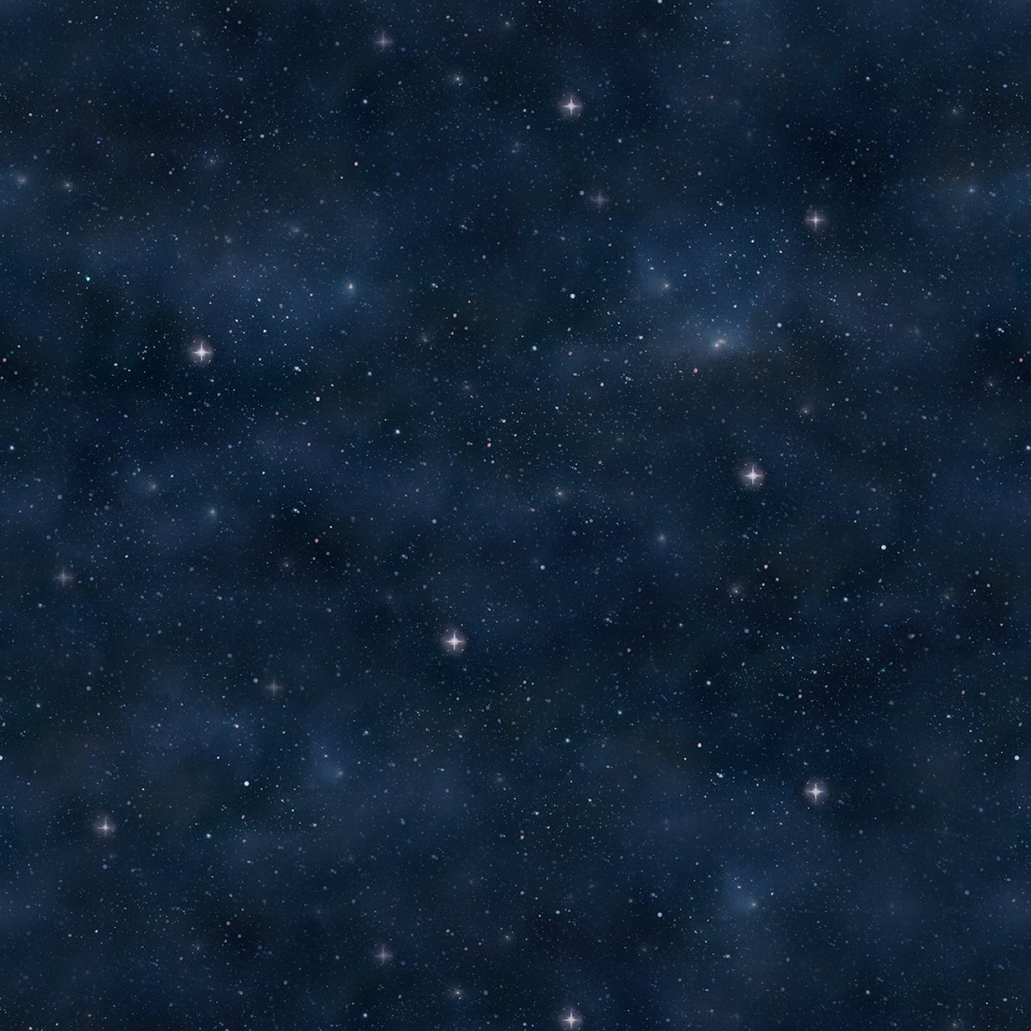 PREORDER ITEM - EXPECTED JUNE 2025: Starlit Night by Kim Norlien Starry Sky Allover STNI5834-DB Cotton Woven Fabric