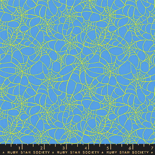 Glow Garden by Sarah Watts of Ruby Star Society Tangled Web Lindley Blue    RS2119.16 Cotton Woven Fabric