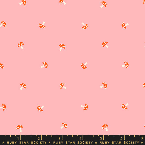 Carousel by Melody Miller of Ruby Star Society Tiny Mushrooms Balmy    RS0100.13 Cotton Woven Fabric